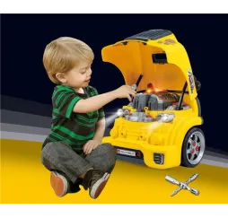 Milly Mally Zestaw mechanik warsztat silnik rozkręcalny N-Gine żółty
