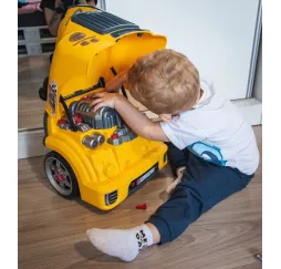 Milly Mally Zestaw mechanik warsztat silnik rozkręcalny N-Gine żółty