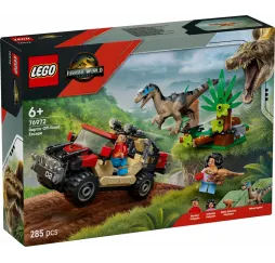 LEGO Jurassic World klocki Ucieczka przed raptorem
