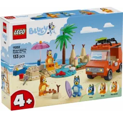Bluey rodzinna wycieczka autem LEGO klocki 4+
