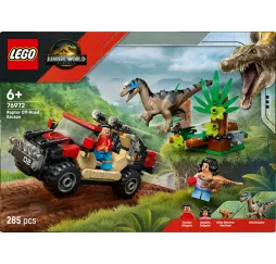 LEGO Jurassic World klocki Ucieczka przed raptorem