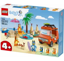 Bluey rodzinna wycieczka autem LEGO klocki 4+