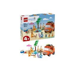 Bluey rodzinna wycieczka autem LEGO klocki 4+