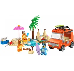 Bluey rodzinna wycieczka autem LEGO klocki 4+