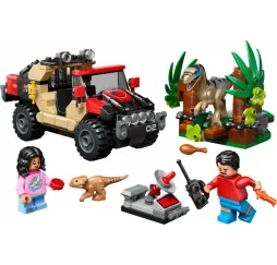 LEGO Jurassic World klocki Ucieczka przed raptorem
