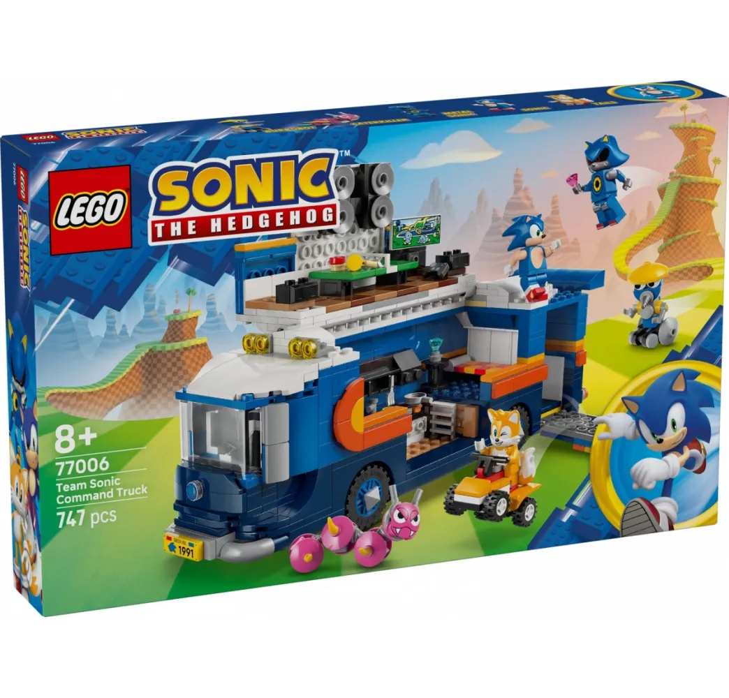 Sonic pojazd do zadań specjalnych LEGO klocki 8+