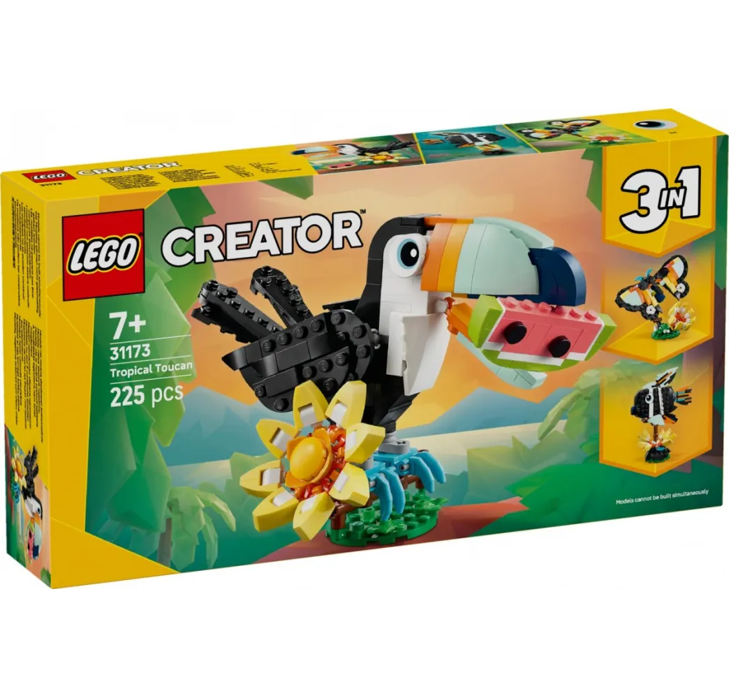 LEGO Creator Tropikalny tukan – klocki konstrukcyjne