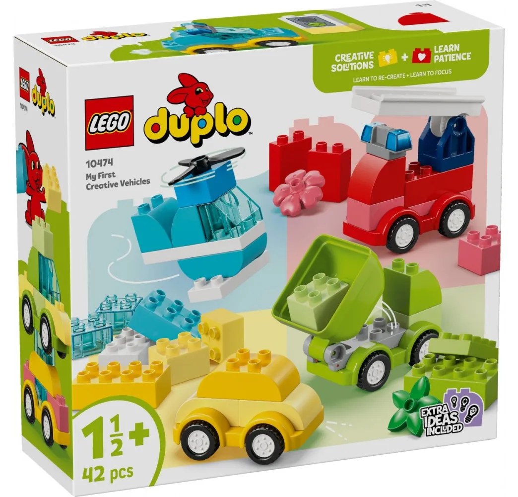 LEGO DUPLO Kreatywne pojazdy – klocki edukacyjne