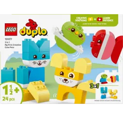 LEGO DUPLO Kreatywne zwierzaki 3 w 1 – klocki edukacyjne