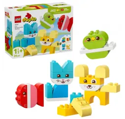 LEGO DUPLO Kreatywne zwierzaki 3 w 1 – klocki edukacyjne