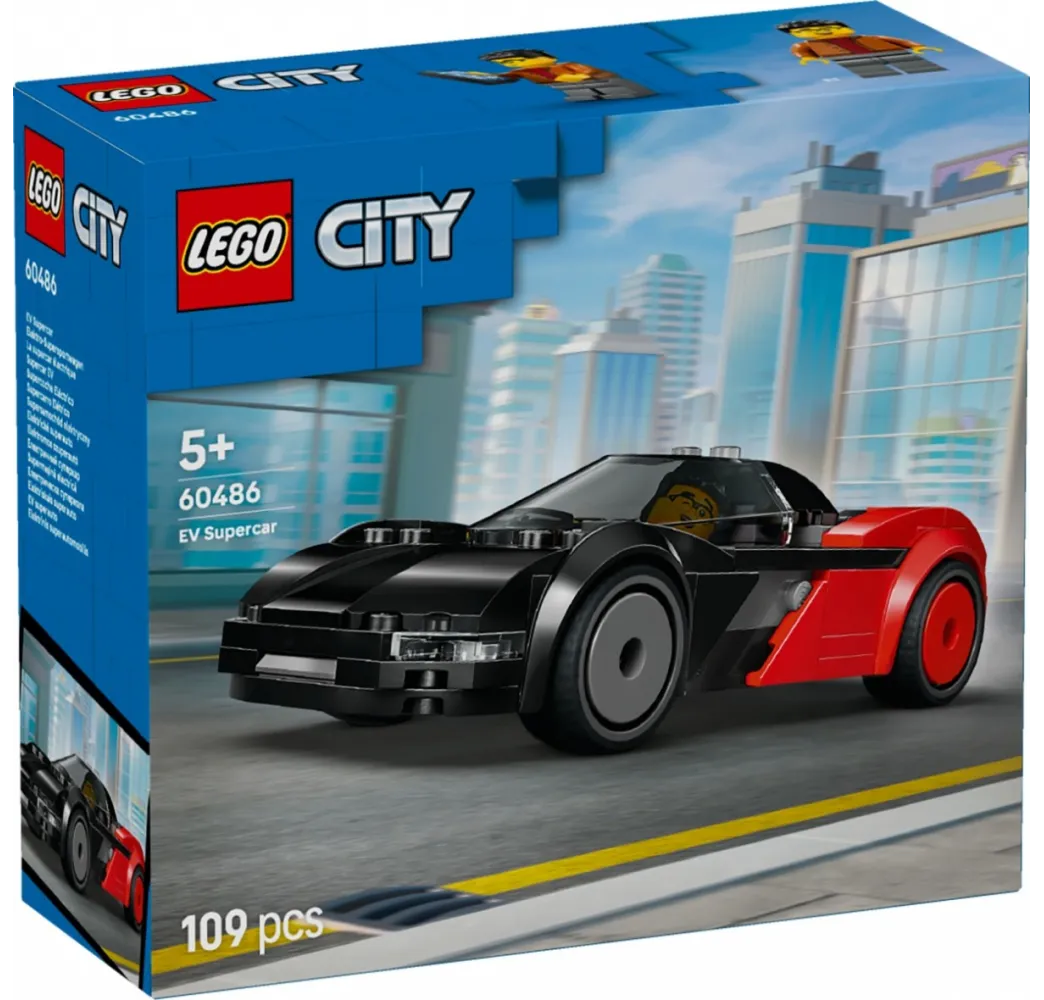 LEGO City Supersamochód elektryczny – klocki 5+