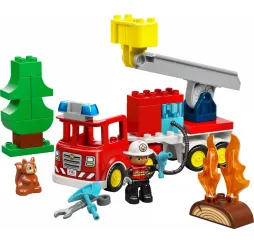LEGO DUPLO Wóz strażacki – klocki edukacyjne 2+