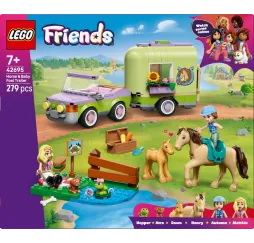LEGO Friends Przyczepa z koniem – klocki konstrukcyjne