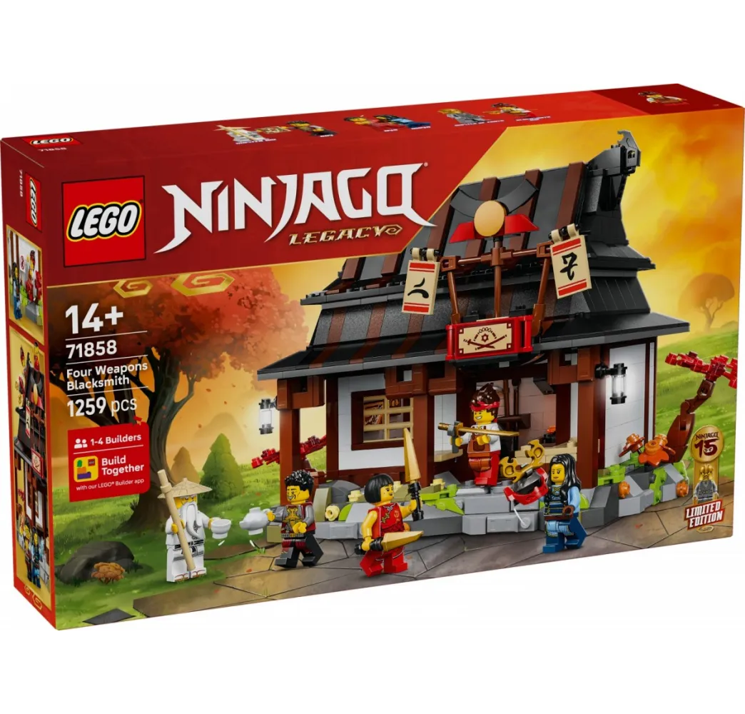 LEGO NINJAGO Kuźnia Cztery Bronie 15-lecie – klocki