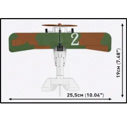 Cobi Nieuport 17 C.1 – klocki konstrukcyjne 277 el.