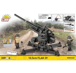 10,5 cm Flak 39 klocki konstrukcyjne Cobi 339 el.