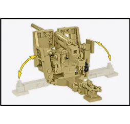 Cobi Sd.Kfz.8 z Flak 36 – klocki konstrukcyjne