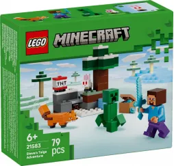 Minecraft Steve w tajdze – klocki LEGO 6+