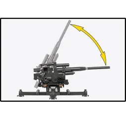 10,5 cm Flak 39 klocki konstrukcyjne Cobi 339 el.
