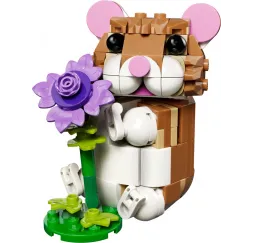 LEGO Creator Uroczy chomik z kwiatkiem – klocki 3w1