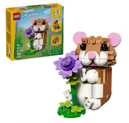 LEGO Creator Uroczy chomik z kwiatkiem – klocki 3w1