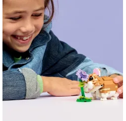 LEGO Creator Uroczy chomik z kwiatkiem – klocki 3w1