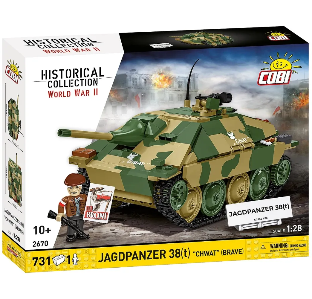 Jagdpanzer 38(t) Chwat – klocki konstrukcyjne COBI