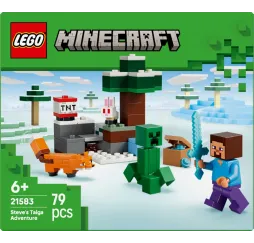 Minecraft Steve w tajdze – klocki LEGO 6+