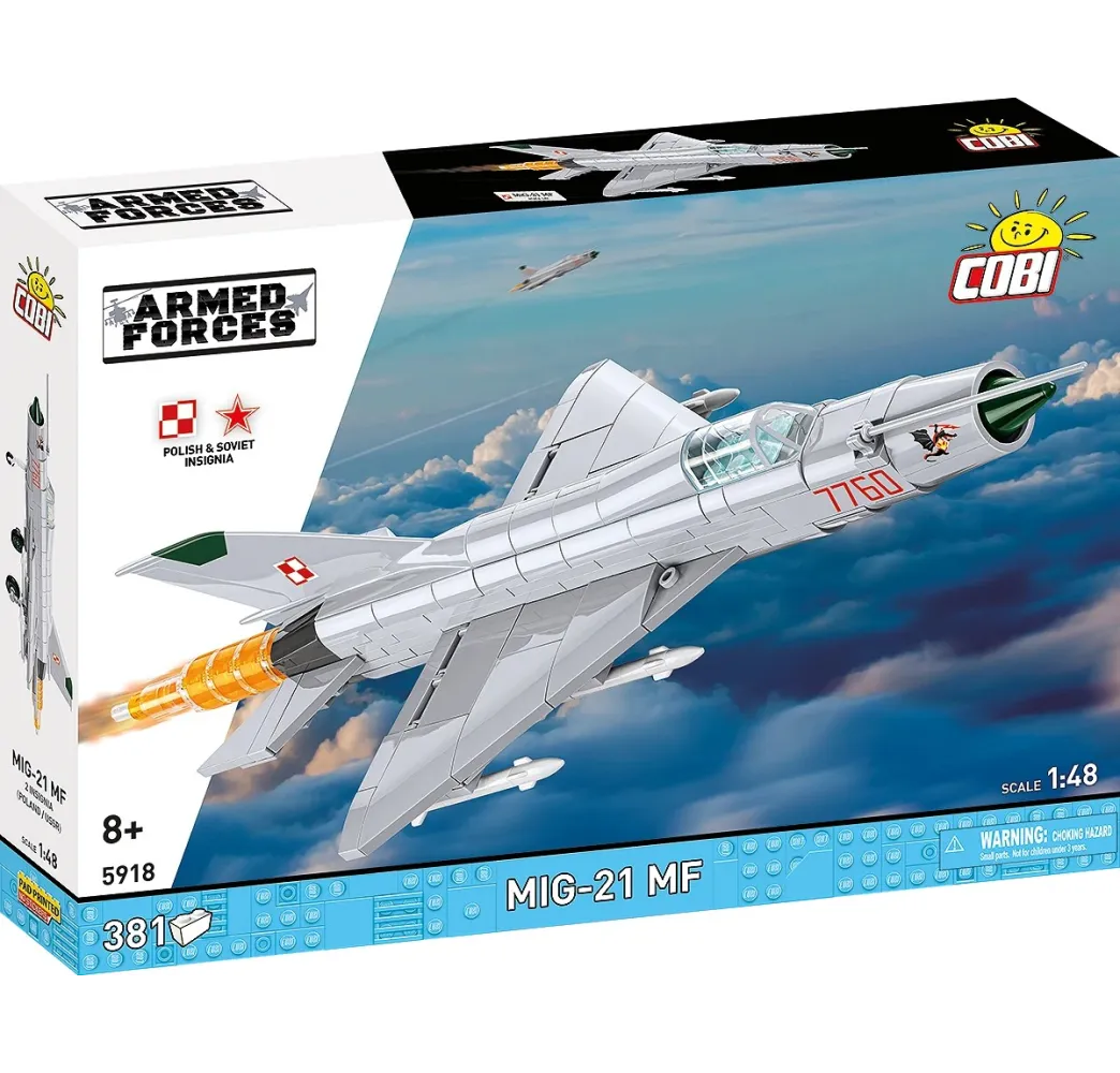 MiG-21 MF klocki konstrukcyjne Cobi 381 el.
