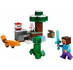 Minecraft Steve w tajdze – klocki LEGO 6+