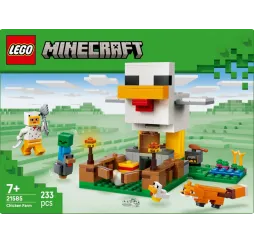 LEGO Minecraft Farma kurczaków – klocki 7+