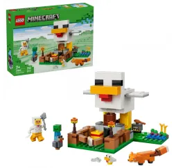 LEGO Minecraft Farma kurczaków – klocki 7+
