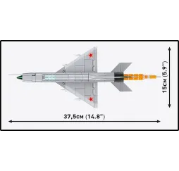 MiG-21 MF klocki konstrukcyjne Cobi 381 el.