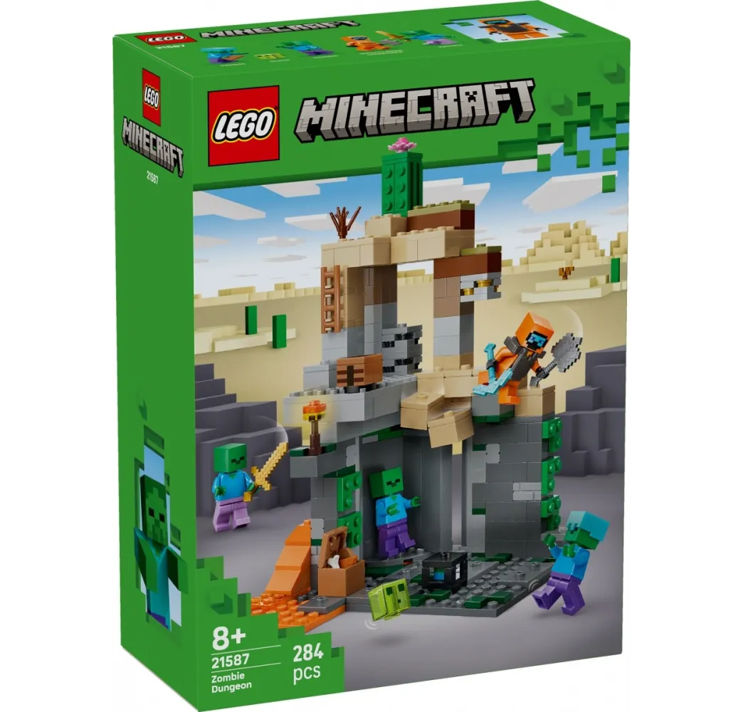 LEGO Minecraft Loch zombie – klocki konstrukcyjne 8+