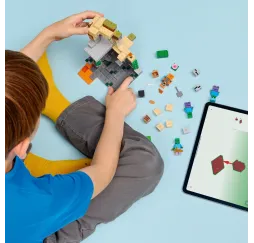 LEGO Minecraft Loch zombie – klocki konstrukcyjne 8+