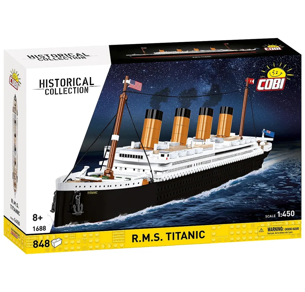 Cobi Titanic 848 el. – klocki konstrukcyjne 8+