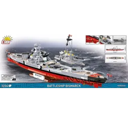 Bismarck Cobi – klocki konstrukcyjne 3204 el.