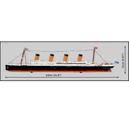Cobi Titanic 848 el. – klocki konstrukcyjne 8+