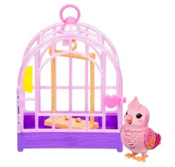 Little Live Pets ptaszek interaktywny różowy Cobi