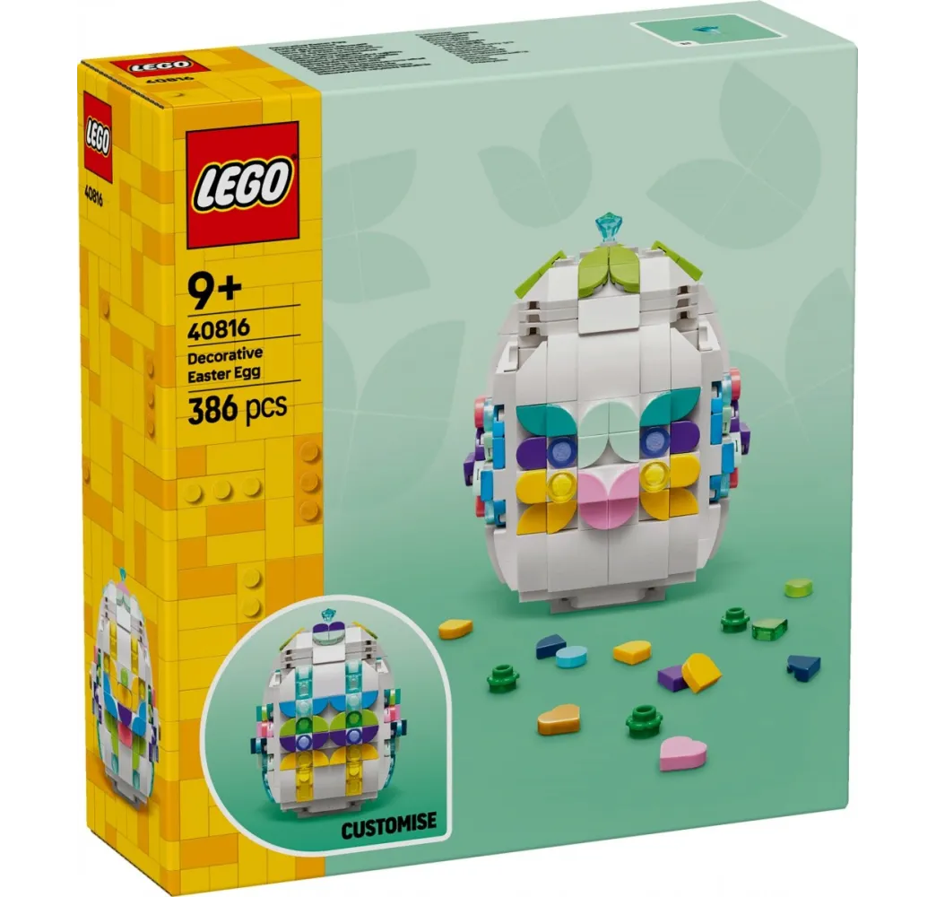 LEGO Dekoracyjna pisanka – klocki kreatywne 9+
