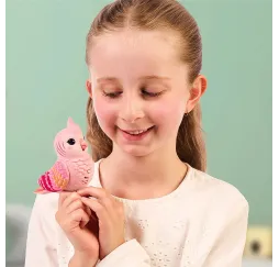 Little Live Pets ptaszek interaktywny różowy Cobi