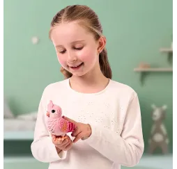 Little Live Pets ptaszek interaktywny różowy Cobi