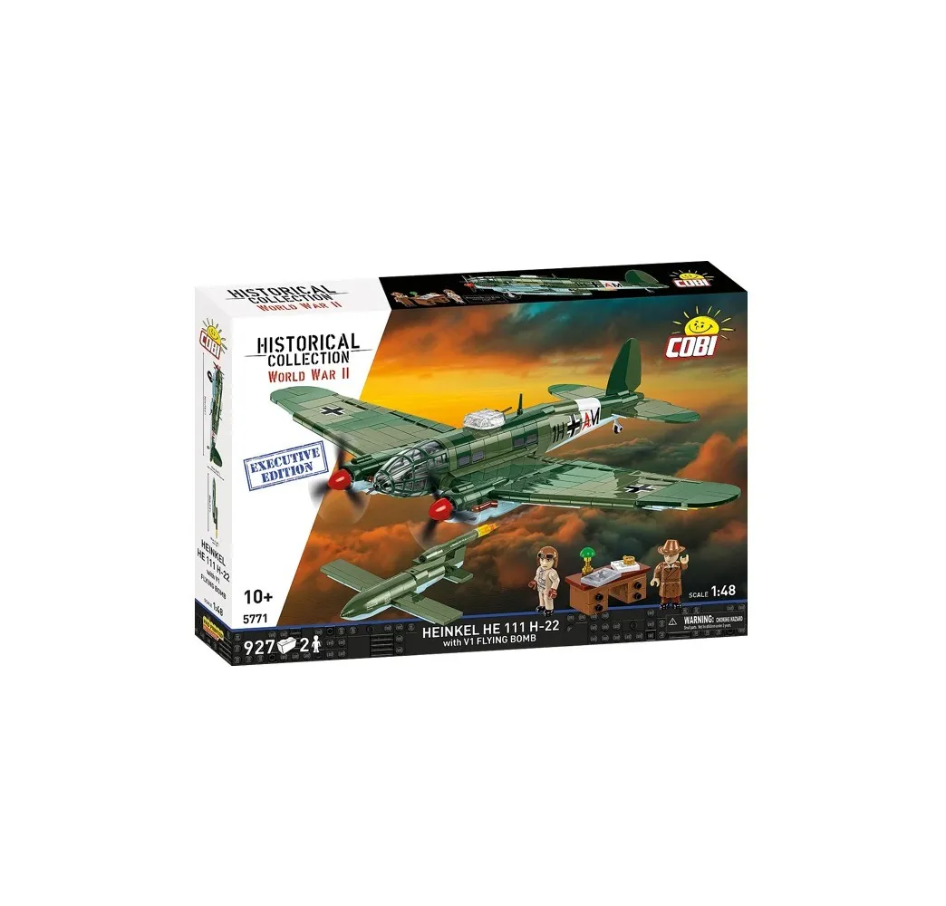 Heinkel He 111 z V1 klocki konstrukcyjne COBI