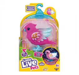 Little Live Pets Ptaszek różowy figurka interaktywna