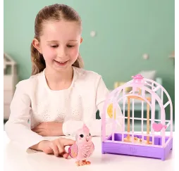Little Live Pets ptaszek interaktywny różowy Cobi