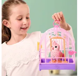 Little Live Pets ptaszek interaktywny różowy Cobi