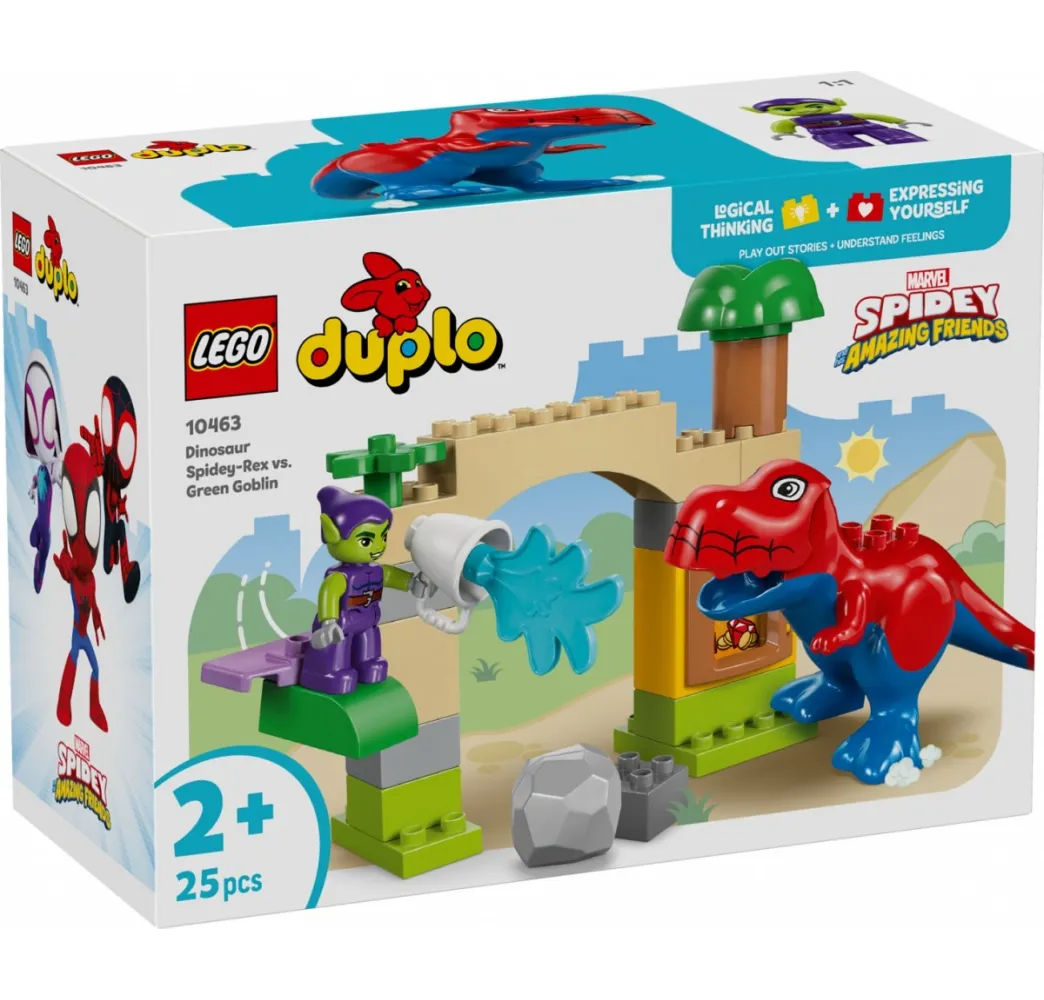 Spidey-Rex i Zielony Goblin LEGO DUPLO klocki 2+