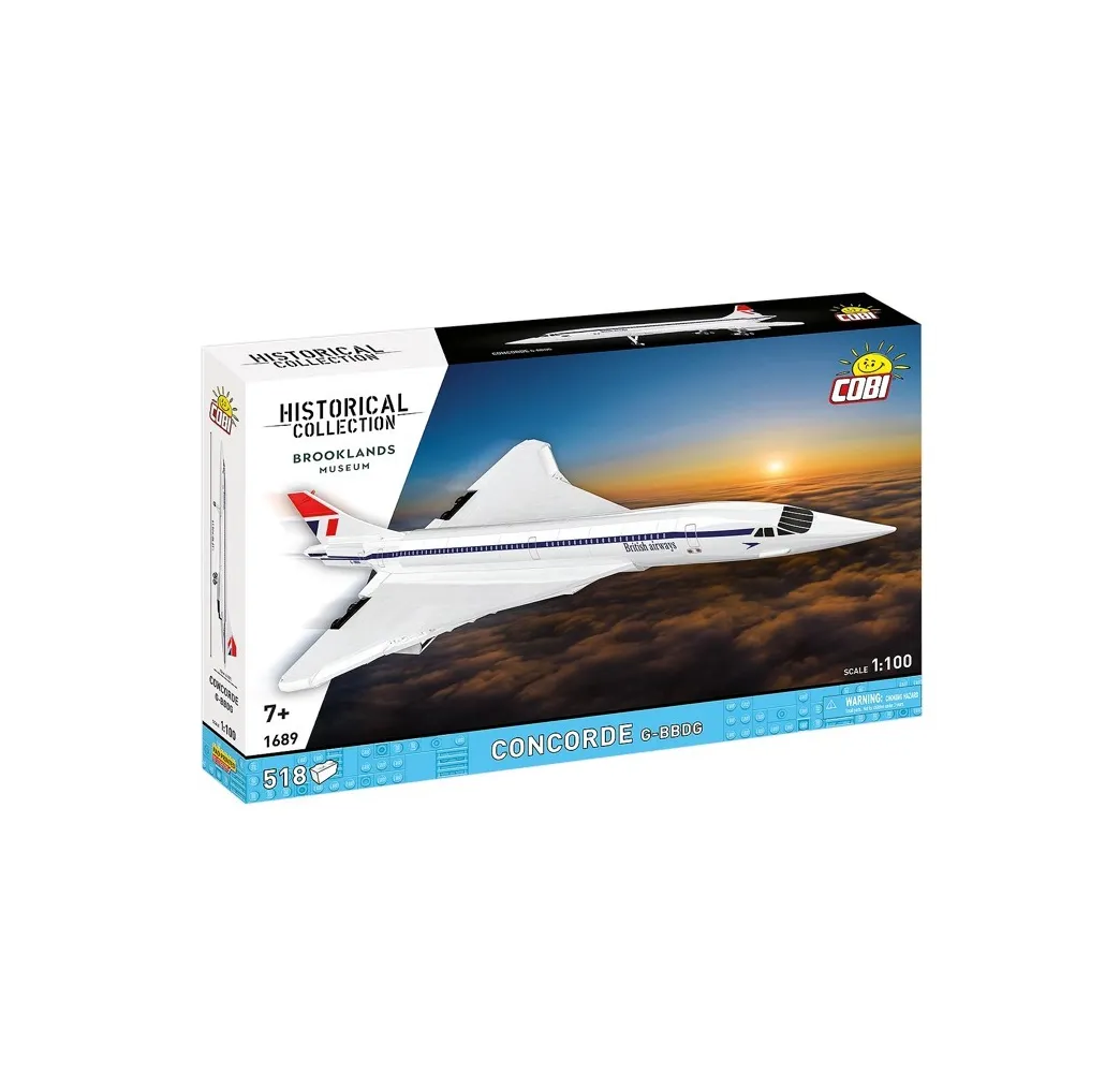 Concorde G-BBDG klocki konstrukcyjne Cobi 518 el.