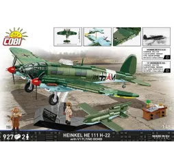 Heinkel He 111 z V1 klocki konstrukcyjne COBI