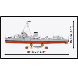 Cobi ORP Błyskawica 664 el. – klocki konstrukcyjne